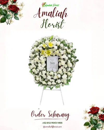 Krans Bunga Duka Cita kabayan